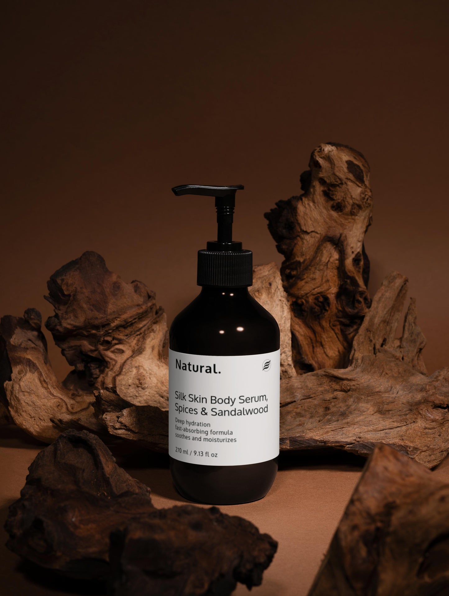 Natural. Silk Skin Body Serum, Spices & Sandalwood