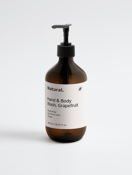 Natural. Hand & Body Wash, Grapefruit